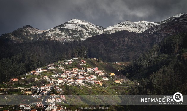 Neves nas serras da Madeira