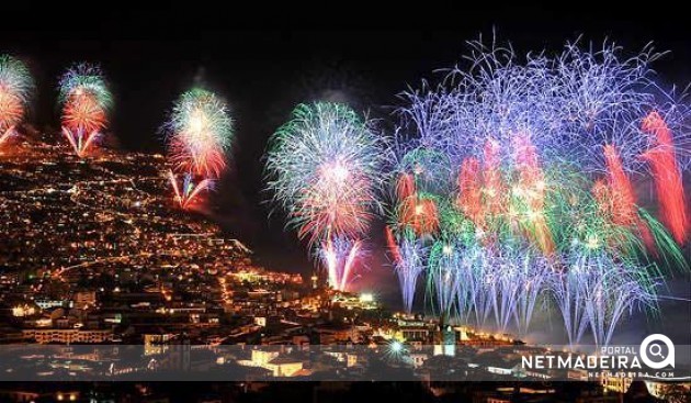 Fogo de artificio na Madeira