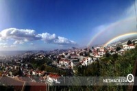 Duplo arco iris na Ilha da Madeira