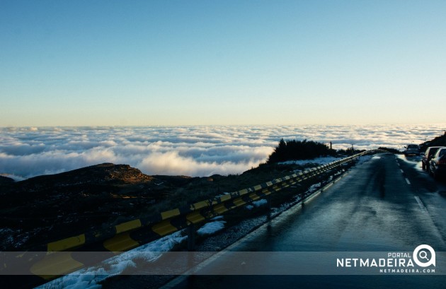 Sea of clouds in Madeira Island