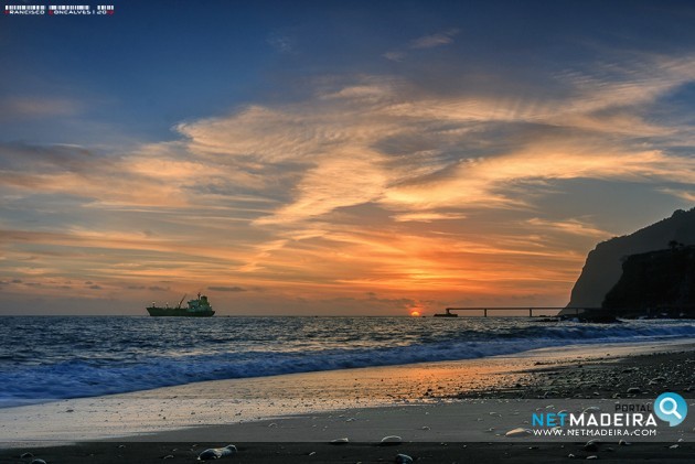 Praia Formosa ao entardecer