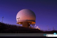 Radar do Pico do Areeiro à noite