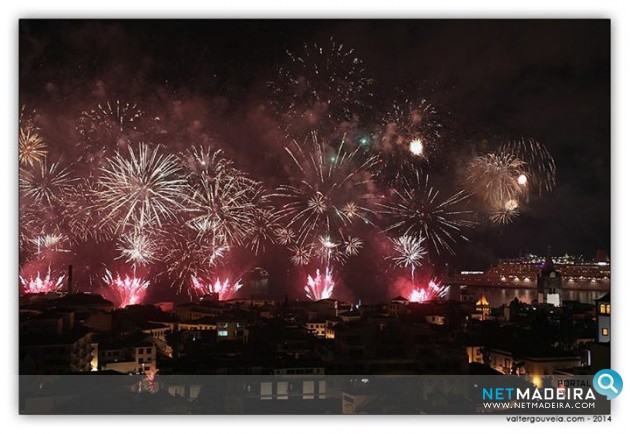 Fogo Artificio na passagem de ano na Madeira