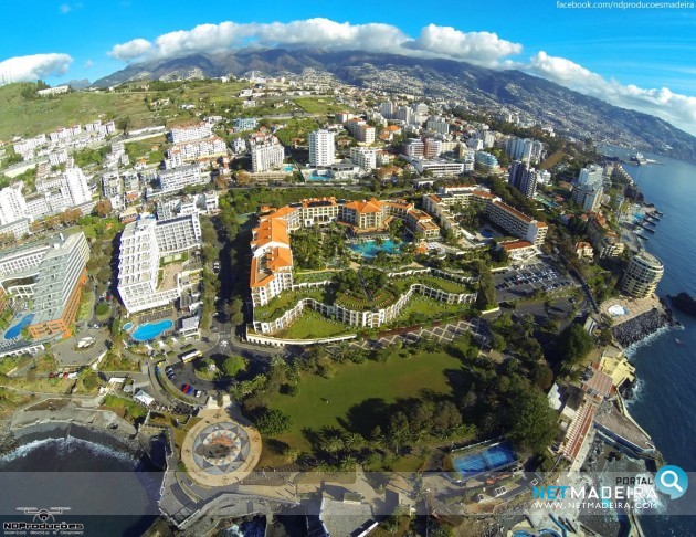 Vista aerea do lido