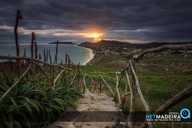 Porto Santo ao entardecer