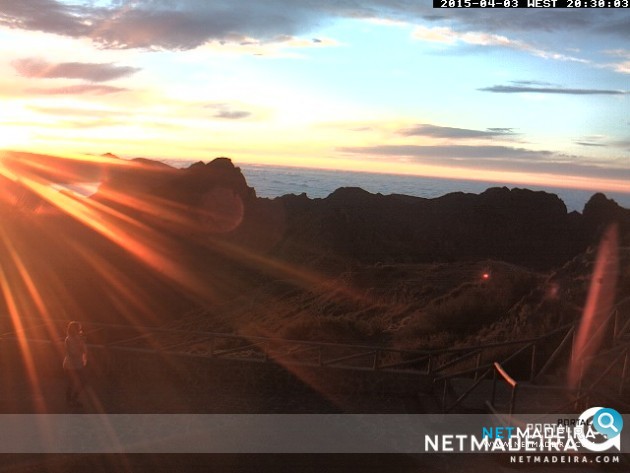 Por do sol no Pico do Arieiro