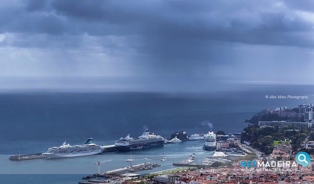 Porto do Funchal lotado